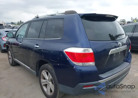 2013 Toyota Highlander Limited V6 z USA, uszkodzony, nr VIN 5TDYK3EH2DS137800